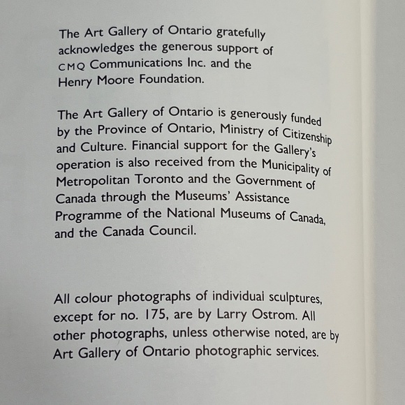 Art book: Henry Moore Remembered, from AGO (Toronto), 1987 - Picture 8 of 16